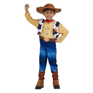 Disney Woody Cowboy Deluxe Costume 3-5 Years Multicoloured 3 - 5 Years