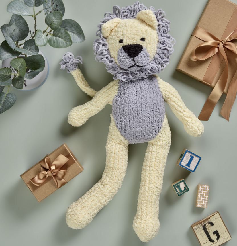 Baby Chenille Toy Lion Project