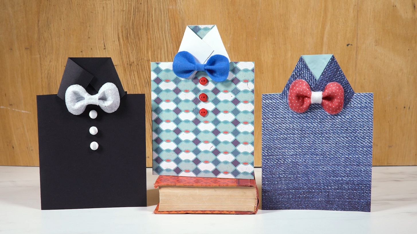 DIY Father's Day cards for crafty kids