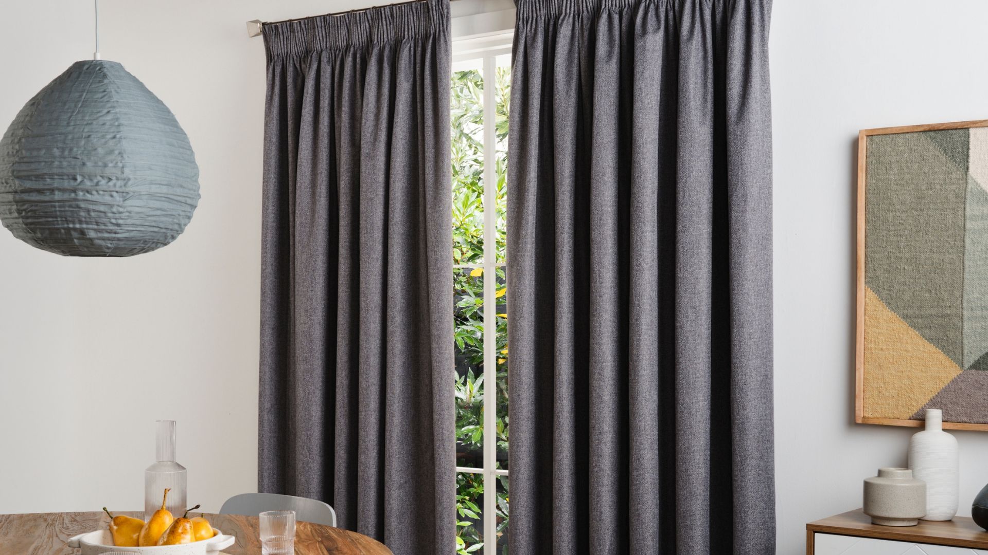 Dark blockout curtains for your living room