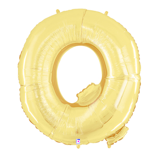 Betallic Megaloon Letter Q Foil Balloon Gold 100 cm
