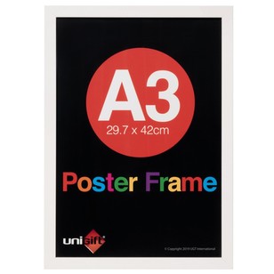 Unigift Extended Frames White Poster Frame  White A3