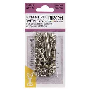Birch Eyelet Tool Kit Silver