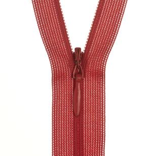 Birch Invisible Zip Hot Red