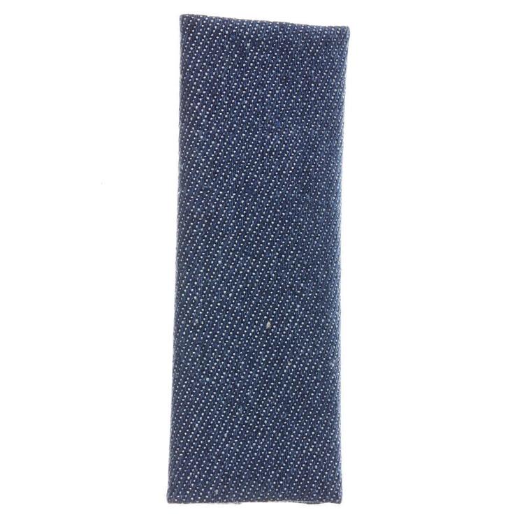 Birch Iron-On Mending Patch Navy Denim