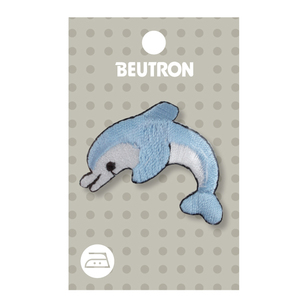 Beutron Dolphin Iron On Motif Blue