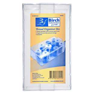 Birch Thread Organiser Box Clear