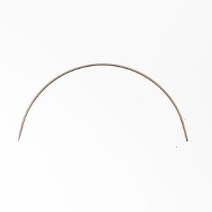 Birch Curved Beading Needle Silver 10