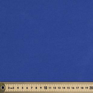 Plain 150 cm Polyester Interlock Fabric Royal Blue