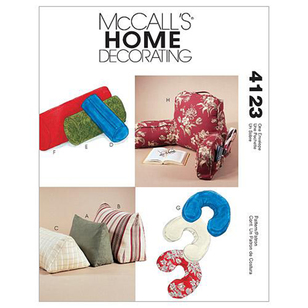 McCall's Pattern M4123 Comfort Zone Pillows & Bolsters One Size