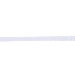 Berisfords Double-Sided Satin Ribbon White