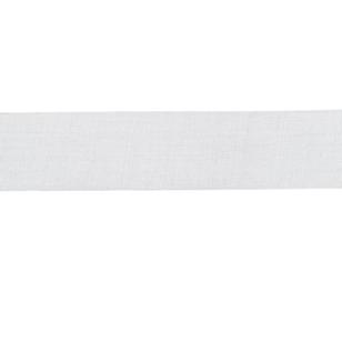 Birch Iron-On Hemming Bias Tape White 20 mm