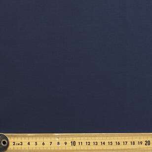 Plain 112 cm Broadcloth Fabric Dark Navy 112 cm