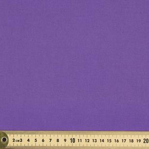 Plain 112 cm Broadcloth Fabric Purple