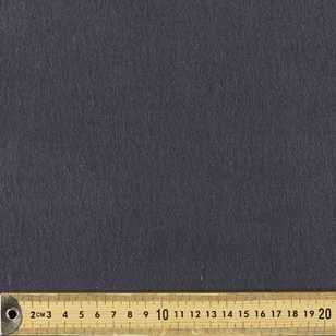 Plain 112 cm Premium Flannelette Fabric Dark Grey 112 cm