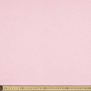 Spots & Stripes 112 cm Pinspot Cotton Poplin Pink