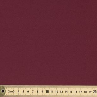 Plain 148 cm Panama Suiting Fabric Burgundy 148 cm