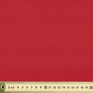 Plain 148 cm Panama Suiting Fabric Red 148 cm