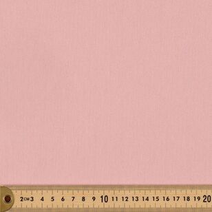 Plain 112 cm Cotton Drill Fabric Shell Pink 112 cm