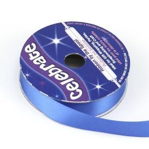 Celebrate 13 mm Satin Ribbon Royal Blue 13 mm x 6 m