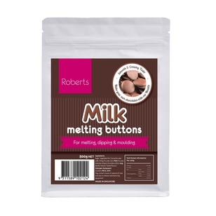 Roberts Chocolate Melting Buttons Milk Chocolate 300 g