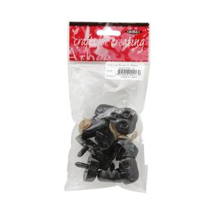 Arbee Nose ''A'' Type 10 Pack Black 25 mm