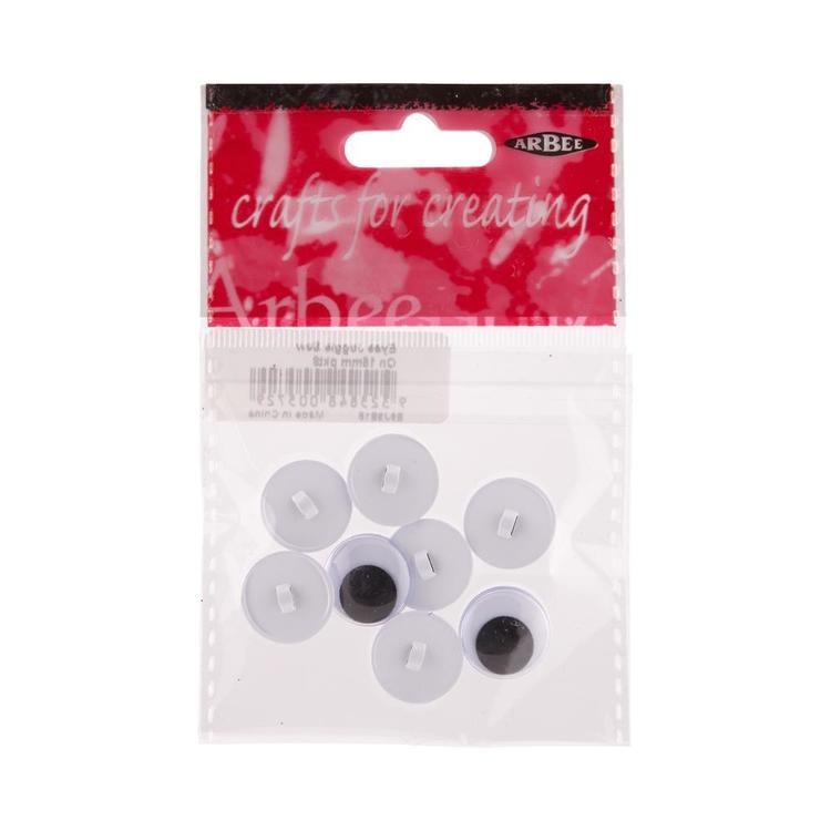 Loops & Threads 12mm Craft Eyes with Plastic Washers - Each