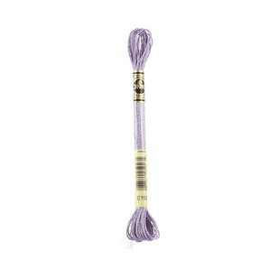 DMC Metallic Jewel Cotton Thread 155 Amethyst