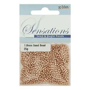 Ribtex Sensations Small Seed Bead Rose Gold 1.8 mm