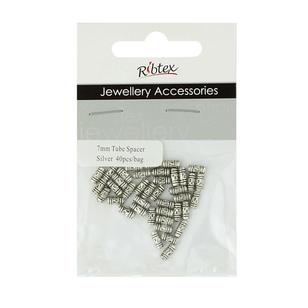 Ribtex Jewellery Accessories Tube Spacers Gold & Silver