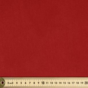 Plain 150 cm Cavalier Gaberdine Fabric Red