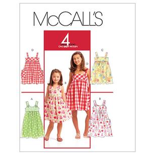 McCall's Pattern M5613 Girls' Dresses