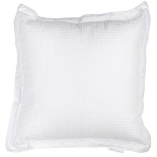 Platinum Ascot Cushion White 41 x 41 cm