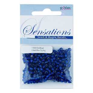 Ribtex Sensations Large Seed Bead Cobalt 3.6 mm