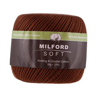 Milford Soft 3 Ply Yarn 50 g Cinnamon 50 g