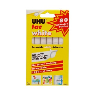 UHU Tac Reusable Adhesive White