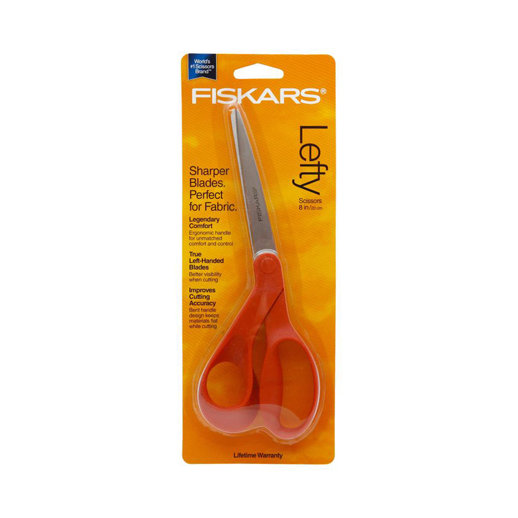 Fiskars Left Handed Scissors Orange
