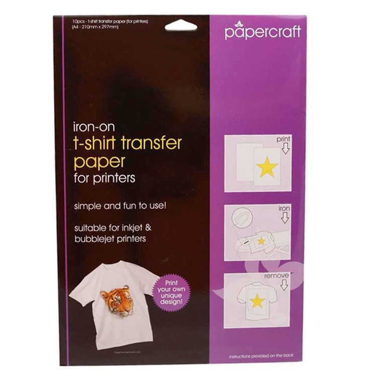 Papercraft T-Shirt Transfer Paper Pack White