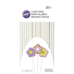 Wilton 6'' Cookie Sticks White 15.2 cm