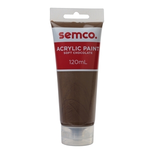 Semco Acrylic Paint Soft Chocolate 120 mL