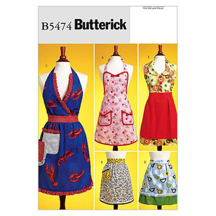 Butterick Pattern B5474 Aprons  All Sizes