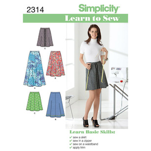 Simplicity Pattern 2314 Women's Skirt