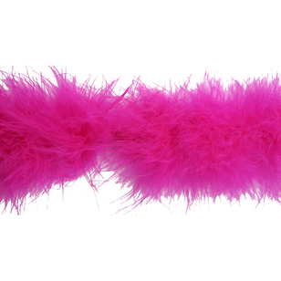 Simplicity Feather Boa Hot Pink 38 mm