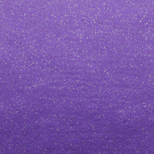 Arbee Glitter Felt Purple