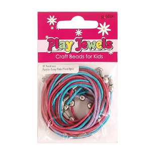 Ribtex Play Jewels Necklace Purple, Turquoise, Pink & Plum