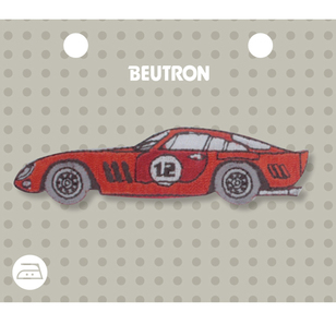 Beutron Red Racing Car Motif Red