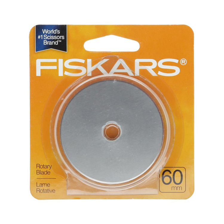 KISSWILL Rotary Cutter Blades 60mm - 5 Pack Refill Rotary Blades 60 mm Fits  for Fiskars 60mm Rotary Cutter, Sharp and Durable