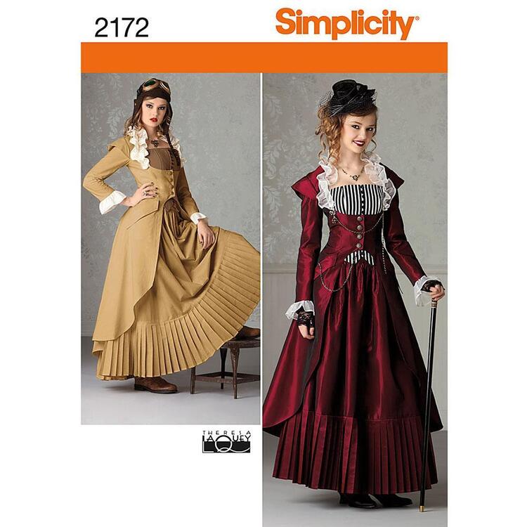 Simplicity Pattern 2172 Steampunk Costume  6 - 12