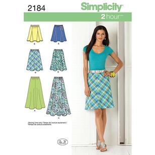 Simplicity Pattern 2184 Women's Skirt 14 - 22