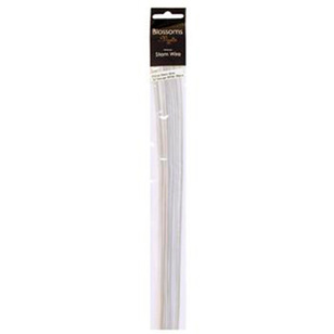 Vivaldi Stem Wires 35 Pack White 22 Gauge